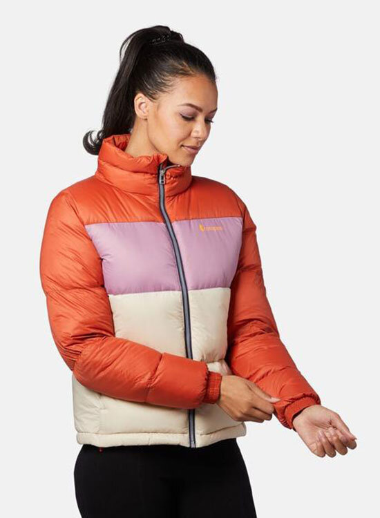 Solazo Down Jacket in Cayenne and Plum from Cotopaxi