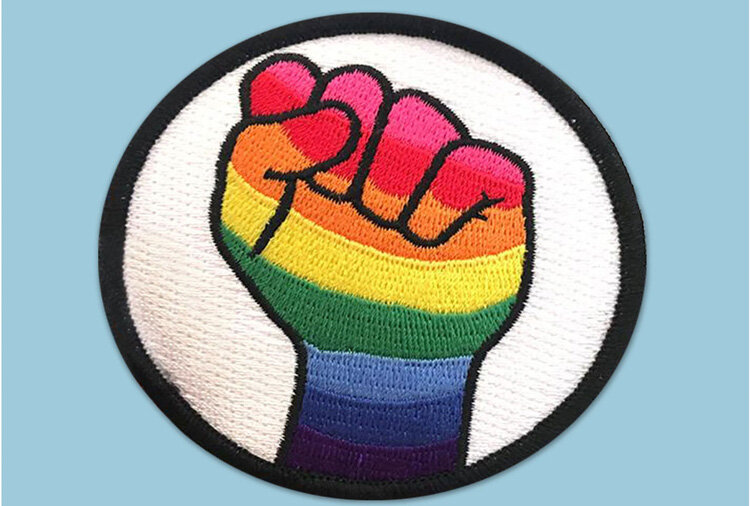 Gay Pride Rainbow fist
