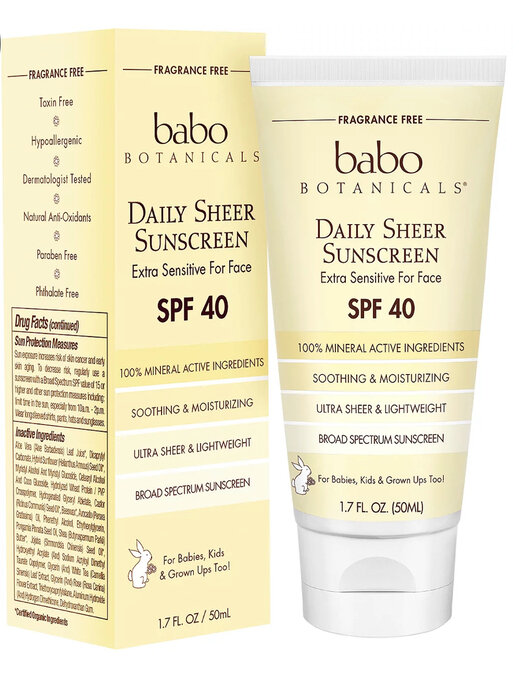 babo botanicals daily sheer sunscreen
