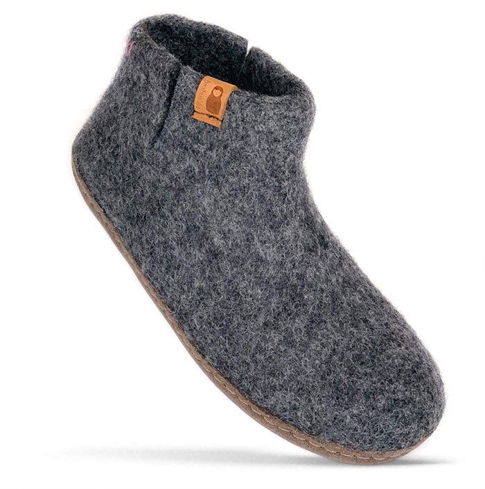 grey baabushka slipper