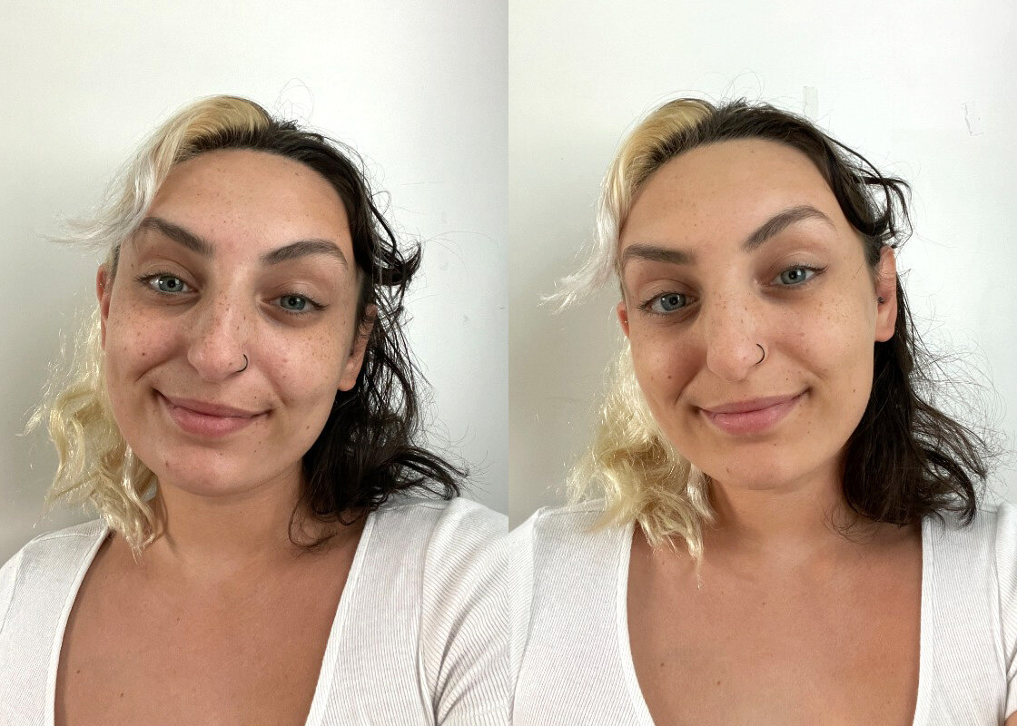 Before + After using Foraged Fields foundation