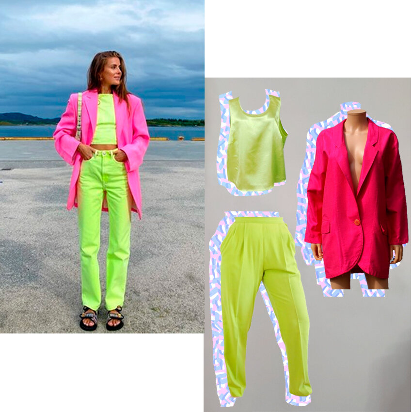 etsy-vintage-80s--neon-tones-hot-pink-oversize-blazer-lime-green-pants-silk-blouse-2021-trend.jpg