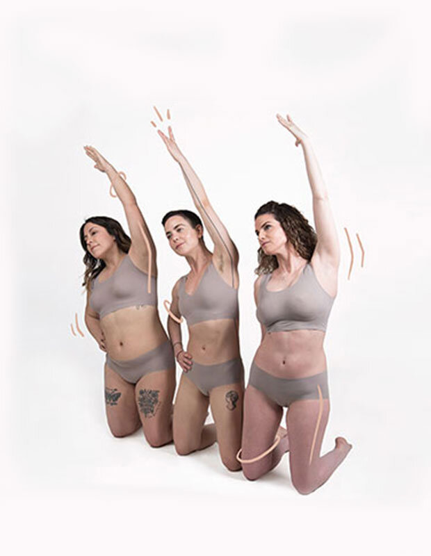 The be.come project by people who exercise because they LOVE their bodies - 3 women working out