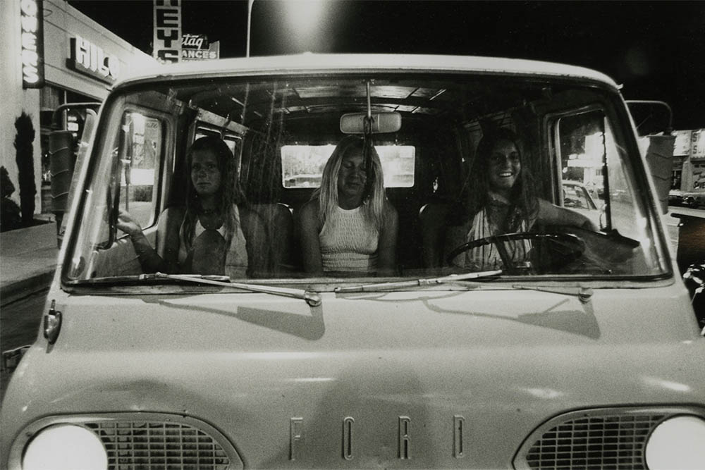 photo by rick mack  Saturday nights out on Van Nuys Boulevard in the [San Fernando] Valley in 1973