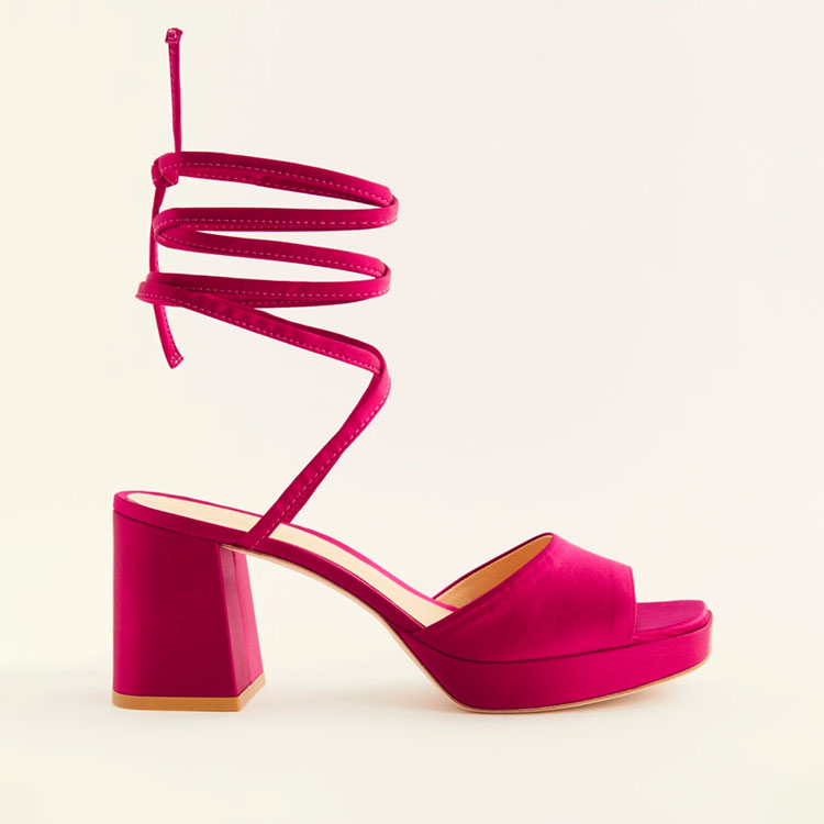 your guide to summer sandals by category - Hot pink sandals
