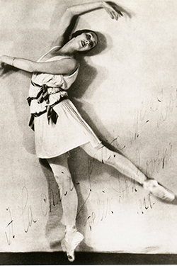 early 20th century ballet dancer