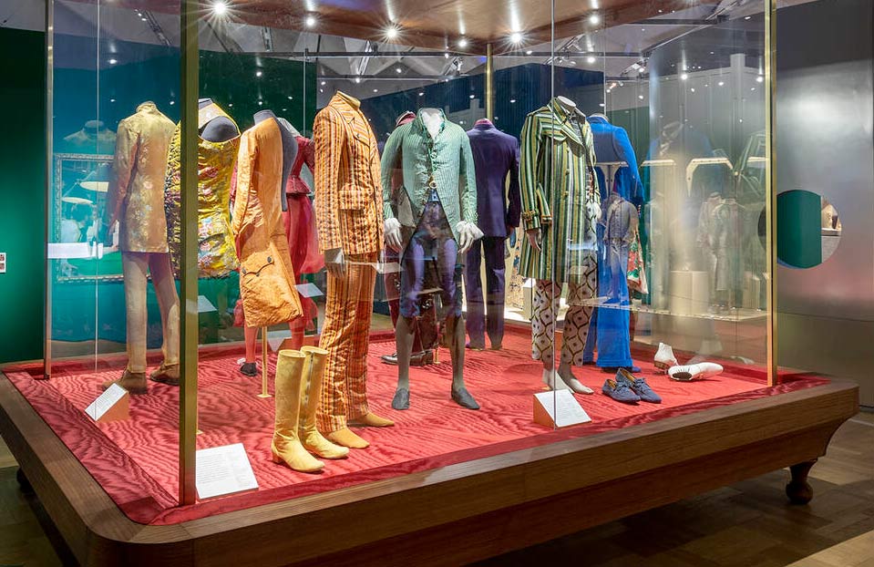 colorful men's attire at fashioning masculinities