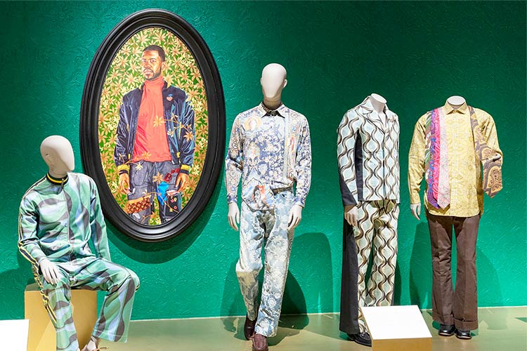 exhibit view of fashioning masculinities