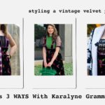 styling a velvet pinafore 3 ways