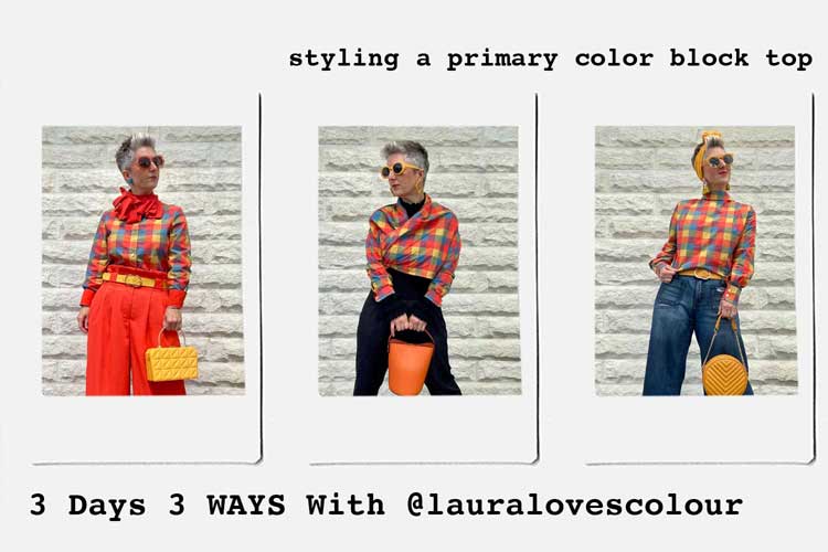 3 days 3 ways with @lauralovescolour