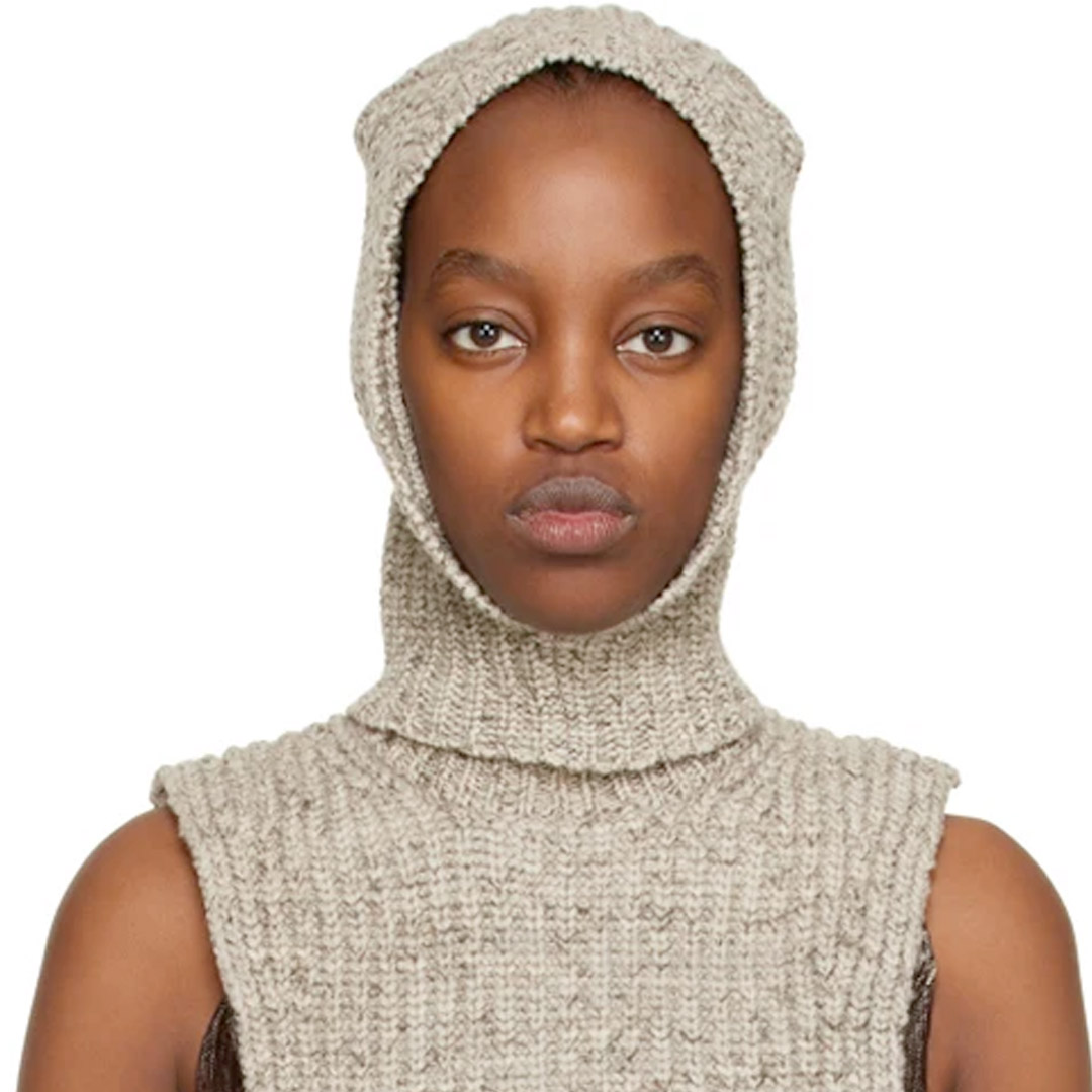 paloma wool Skooby knitted balaclava with extra chestpiece