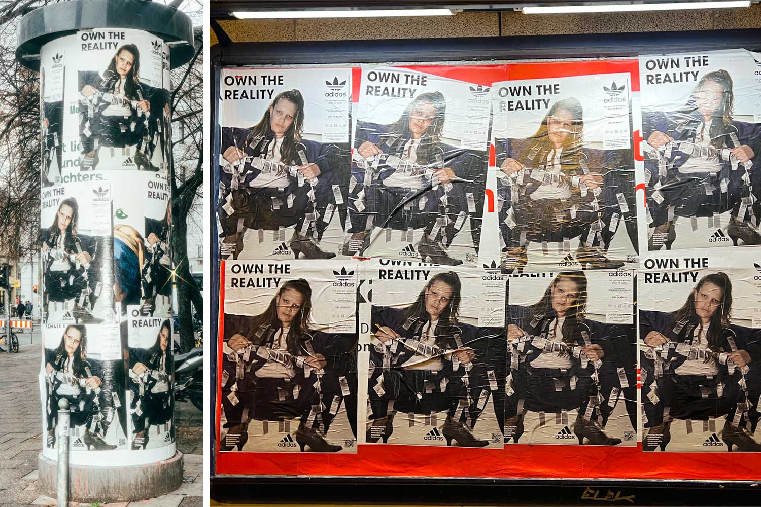 posters of the own the reality fashion show in Berlin