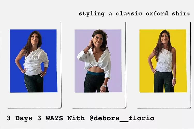 styling a classic oxford shirt with debora_florio