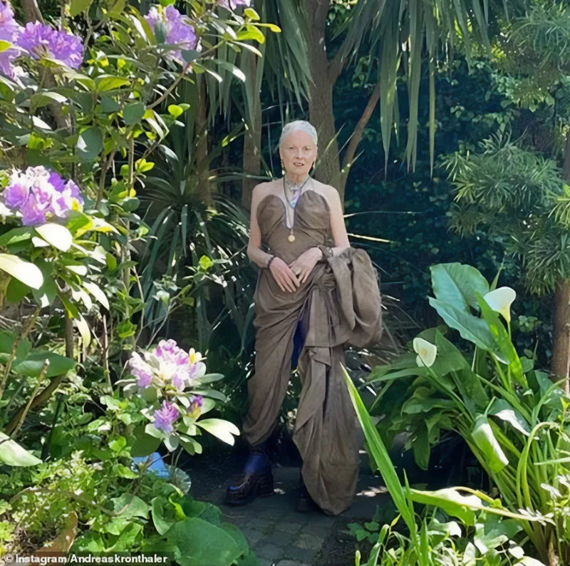 Vivienne Westwood in her garden, Buy Less, Choose Well, Make it Last
