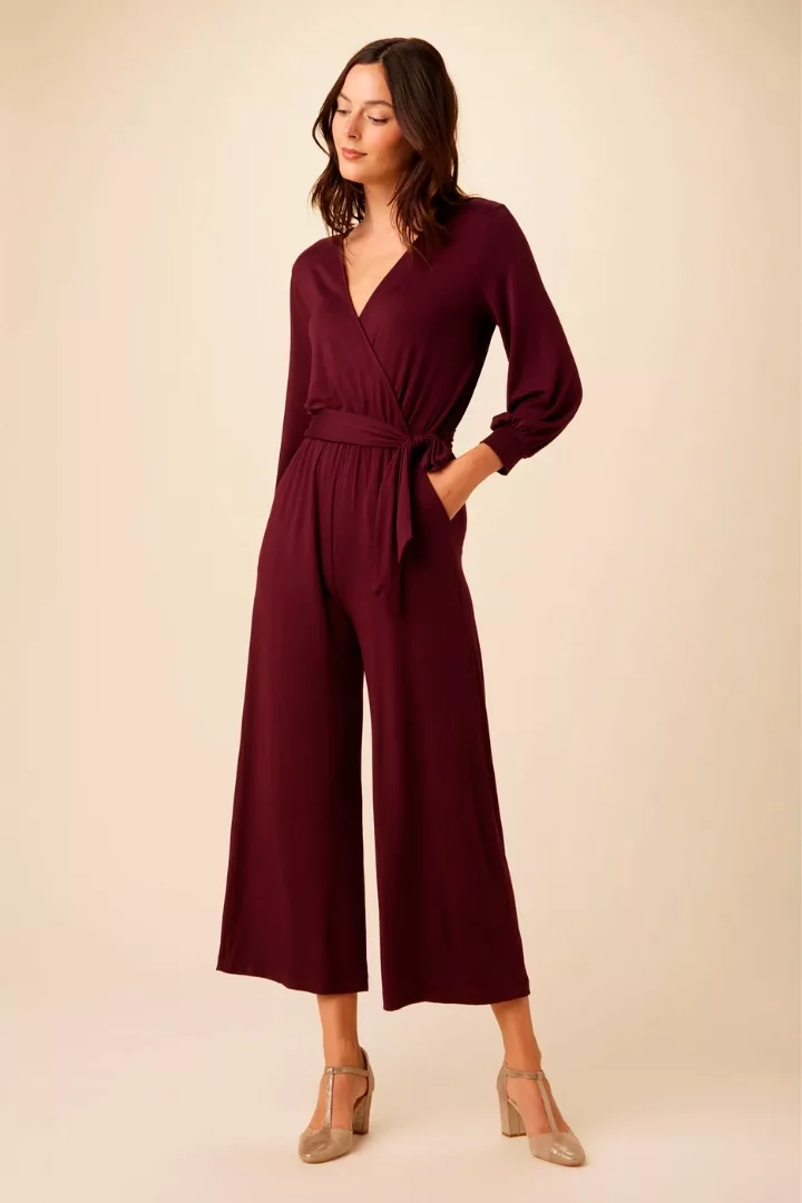 fall silky jumpsuit by Amour Vert