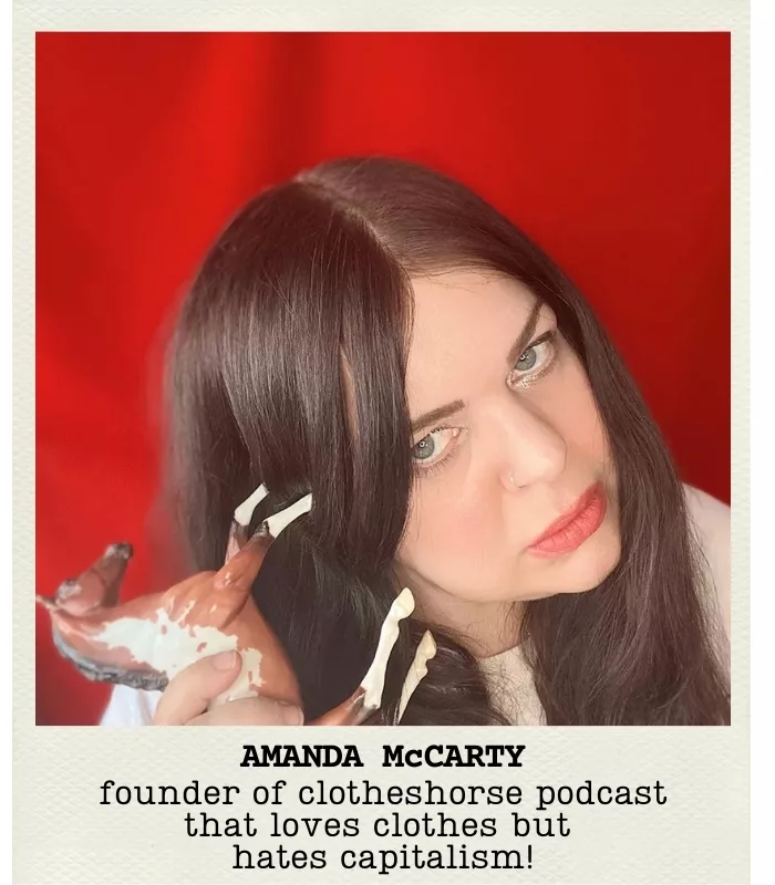 amanda mccarty of clotheshorse podcast