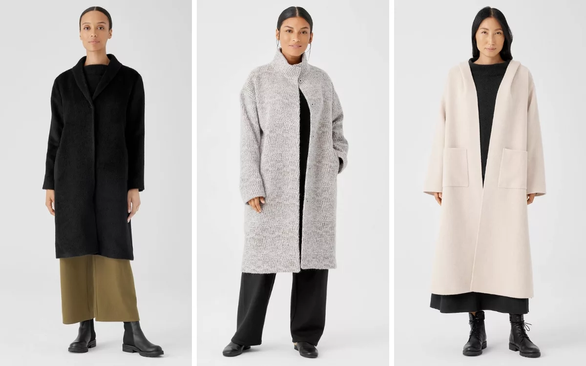 3 coats from Eileen Fisher