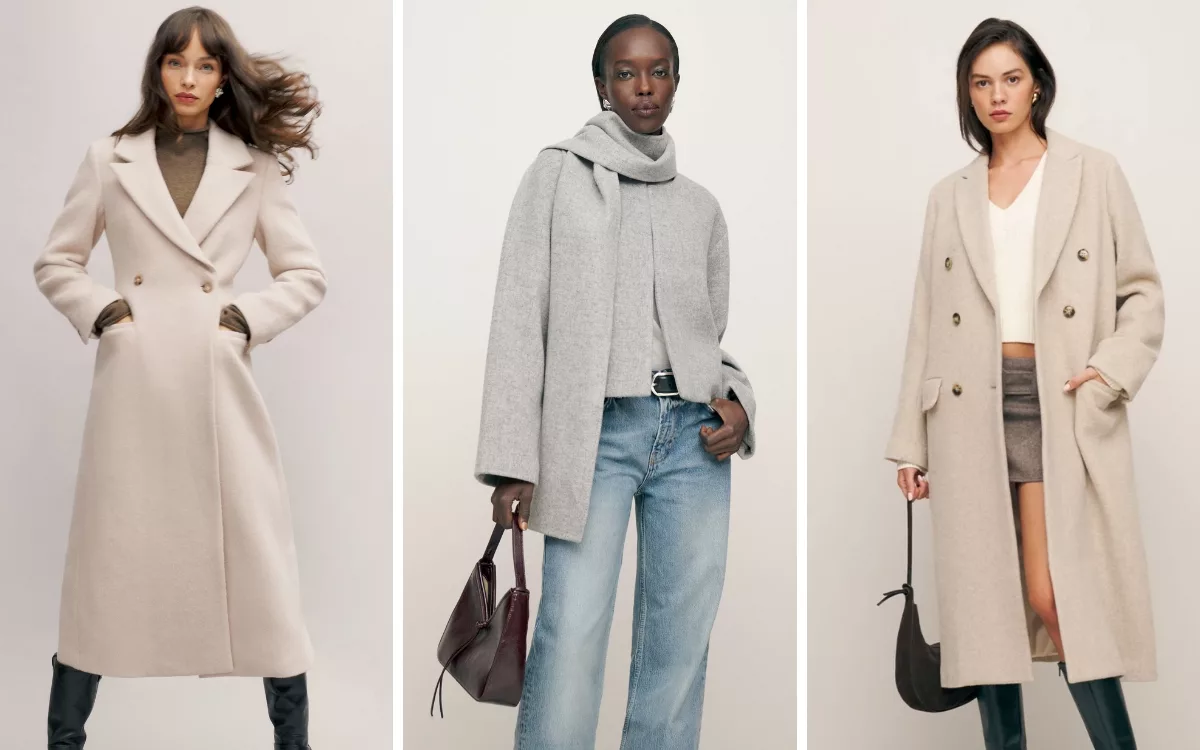 3 ethically made sustainable coats from reformation